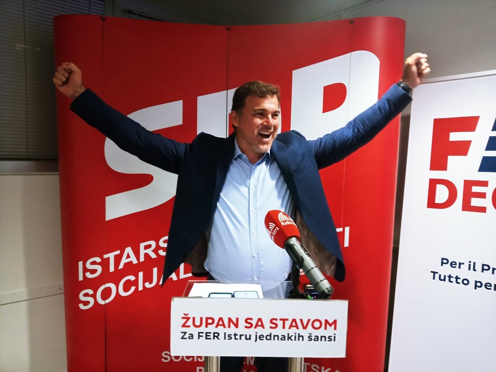 U izbornom stožeru Danijela Ferića (Snimio Dejan Štifanić)